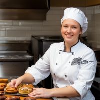 Sarah Mitchell - senior chef specializing in pastry and desserts